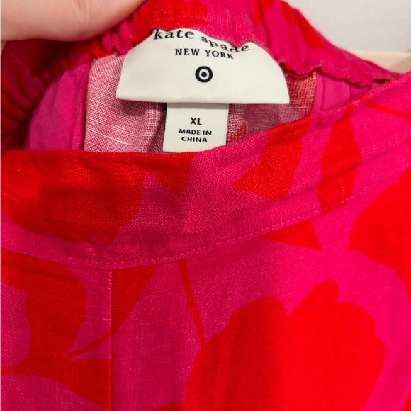 High-Waist Wide-Leg Pant in Bright Pink - Picture 5 of 9